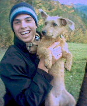 claude avec ma chienne